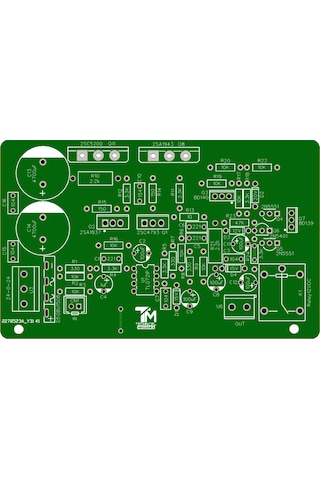 100 Watt Mono Hoparlör Koruyuculu Op-Amp Amfi Devresi 2Sc5200