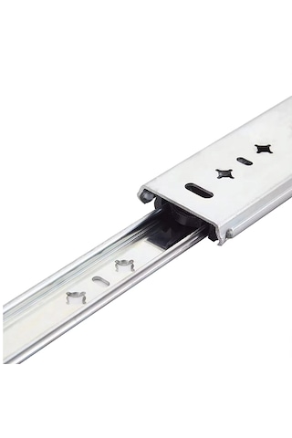 Fridgers 105cm-210cm Bilyalı Ağır Yük Rayı 1050mm-2100mm Heavyd Gri - Krom