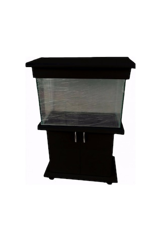 Kanki Pet 100 Cm Mobilyalı Lüks Akvaryum Mdf Siyah