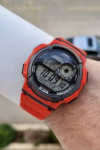 Casio Csıste228 Erkek Kol Saati Kırmızı