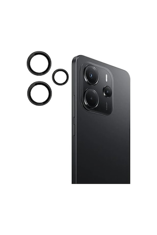 Mey İthalat Redmi Note 14 4g Pvd Metal Kamera Lens - Siyah