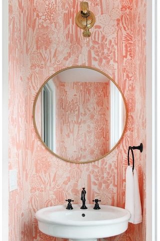 Ersan Dizayn Metal Çerçeve Dekoratif Yuvarlak Ayna