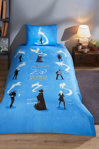 Harry Potter Patronus Tek Kişilik Lisanslı Lastikli Çocuk Nevresim Takımı Yeşil