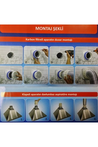 Ferrokim Koku Önleyici Davlumbaz Klape Seti 1.5 M