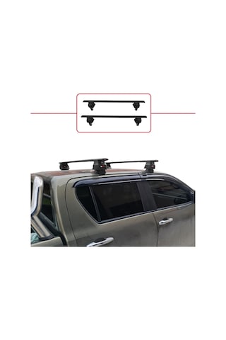 Toyota Hilux An130 2015 Ve Sonrası İle Uyumlu Ace-4 Ara Atkı Tavan Barı Siyah