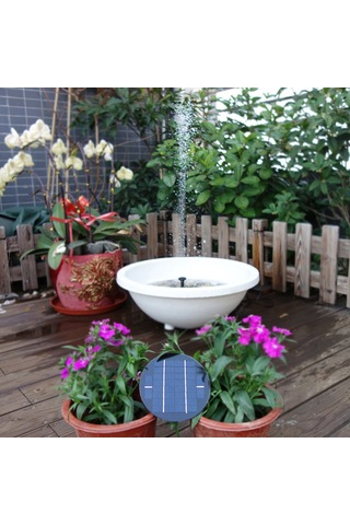 Lemestar Güneş Enerjili 9v 3w Sürekli Akışlı Mıknatısli Pompa - Bahçe, Manzaralı Su Özellikli Küçük Fırtına, Ip68 Su Geçirmez Qr-sr09c