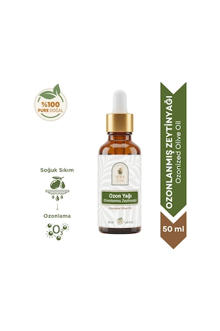 Ozon Yağı Ozonlanmış Zeytinyağı 50 Ml Yoğun Nem Desteği & Hijyenik Bakım