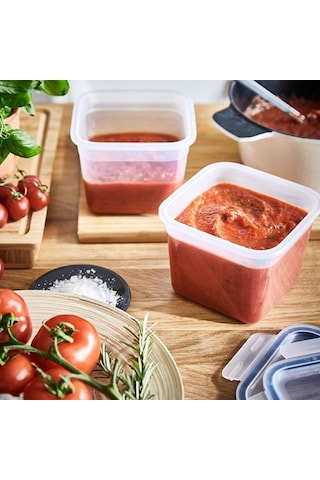 Ikea 365+ Plastik Saklama Kabı, Şeffaf, 1,4 Lt