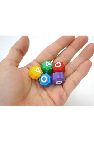 Squid Game Gonggi 5 Taş Oyunu Ağırlıklı Kutulu