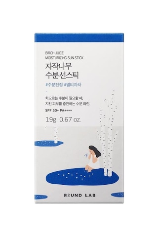 Round Lab Birch Juice Serinletici Nemlendirici Yüksek Uv Korumalı Yüz Stick Güneş Koruyucu 19 Gr