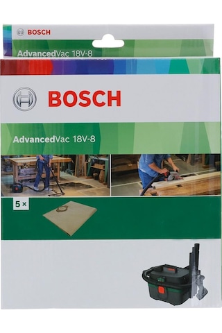 Bosch Toz Torbası Advancedvac 18v-8 İçin 5 Li Paket 2609256f68