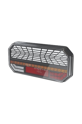 Wolfram 12v-30v Stop Lambası Ledli 6 Fonksiyonlu 235 110 Mm Sağ E9