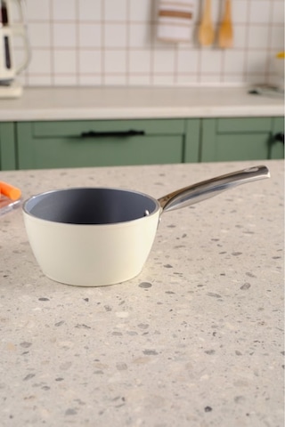 Karaca x Refika Swiss Crystal Creamy Metal Sütlük 14 Cm