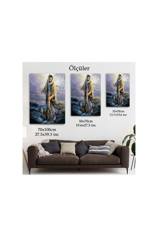 İsa Peteri Kurtarıyor Tablo, Hırıstıyan Hediyesi, Jesus Saving Peter