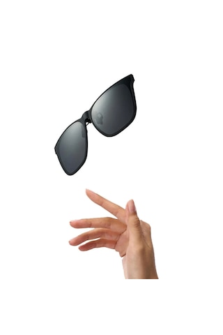 Xiaomi Mijia Gözlük Üstü Klipsli Polarize Güneş Gözlüğü 12g Hafif Miyop Gözlüğe Uyumlu Tak Çıkar Clip-on Uv Korumalı Tac Lens Siyah