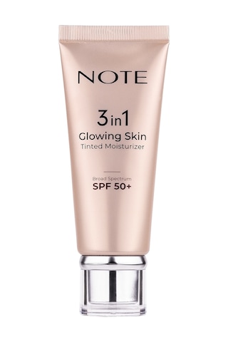 Note Cosmetics Cosmetics 3 in 1 Glowing Skin Tinted Moisturizer SPF50 Işıltılı Aydınlatıcı Krem 30 ML