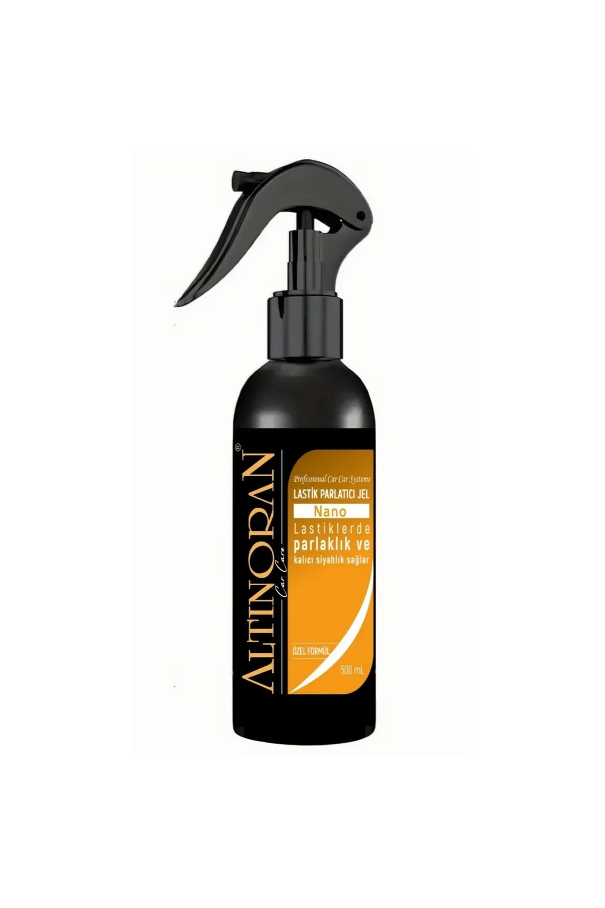 Altınoran Nano Lastik Parlatıcı Ve Plastik Yenileyici 500 Ml - Derin Siyah Islak Görünüm, Su Ve Kir İtici Koruma 1 Adet