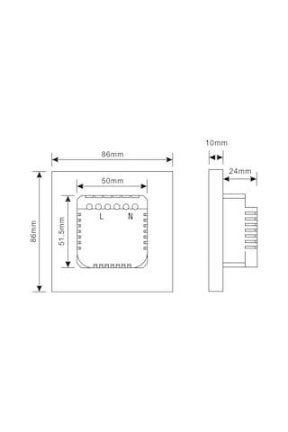 Symbee Altın 1 Grup Akıllı Wi-fi Dimmer Anahtarı - App, Alexa Ve Google Home İle Ses Kontrolü, Zamanlama Ve Paylaşım Özellikleri