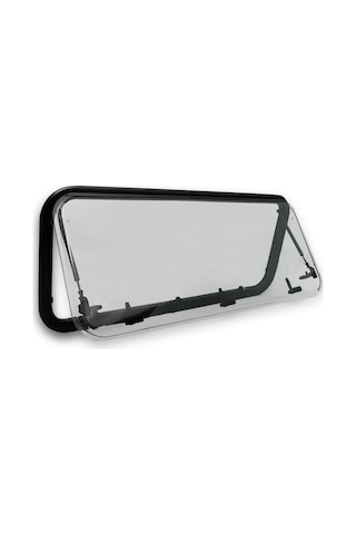 Babarvy 120x50cm 90 Amortisörlü Karavan Camı / Pencere Siyah