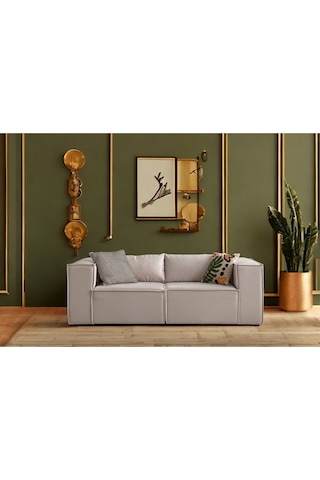 Nova 2 Modül Modüler Koltuk & Kanepe Takımı Kırık Beyaz