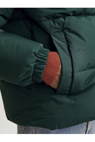 Jack & Jones Erkek Kapüşonlu Şişme Mont - 12256974 Siyah