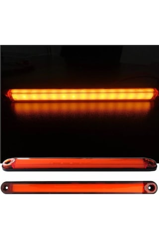 Ahmet Otomotiv Parmak Led Sarı Renk Neon 24cm 15 Led 12v-24v