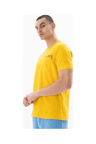 AR-MA Arma Erkek Regular Fit Bisiklet Yaka Tişört Y25344405501 Sarı