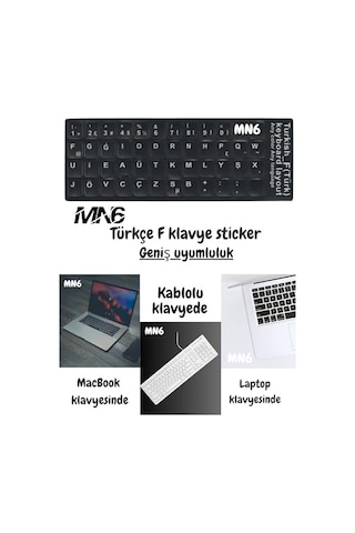 Stiker Klavye Sticker Etiketi Kaliteli