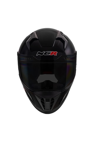 Ncr Stream Parlak Siyah Siyah Vizörlü Kapalı Kask Ece-06 Parlak Siyah Parlak Siyah
