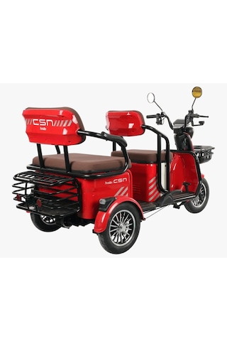 Csn Portofino Elektrikli 3 Tekerlekli Motor Kırmızı