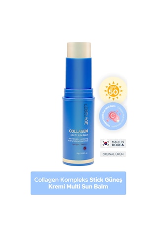 Lebelage Kuru Cilt İçin   Stick Güneş Koruyucu Collagen Sun Balm SPF 50+/PA ++++
