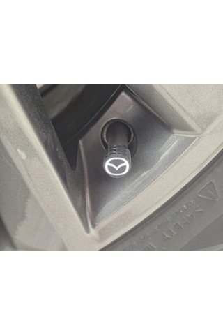 Mazda Sibop Kapağı , Mazda Araç Lastik Sibop Kapağı , Mazda Araç Tekerlek Sibop Kapağı - 4 Adet