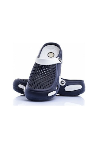 Akınalbella 087 Ortopedik Doktor Hemşire Hastane Sabo Terliği - Lacivert - Beyaz