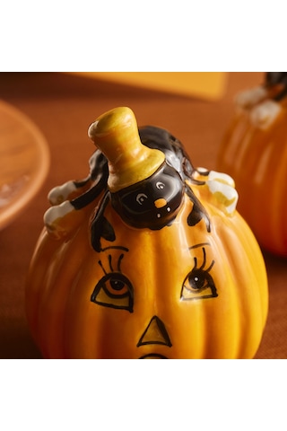 Karaca Halloween Tuzluk Ve Biberlik Turuncu