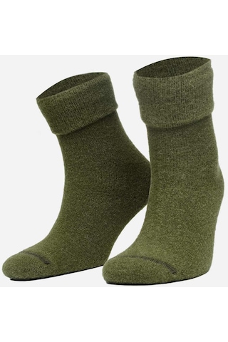 Aytuğ Kadın Surya Kışlık Tekli Haki Soket Çorap - A-48004-h Haki