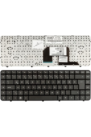 HP Uyumlu Pavilion Dv6-3000, Dv6-3100, Dv6-3200 Notebook Klavye Siyah