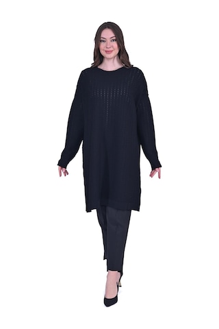 İnvee Ripple Triko Hırka Siyah-659 Siyah