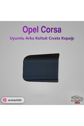 Opel Corsa Uyumlu Arka Koltuk Cıvata Kapağı