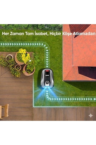 Sunseeker X5 Kablosuz Yapay Zeka Robot Çim Biçme Makinesi