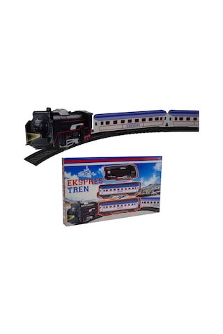 Oyuncak Tren Klasik Tren Işıklı 15 Parça