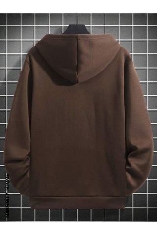 Altamira Erkek Geyik Baskı Kapüşonlu Sweatshirt 001
