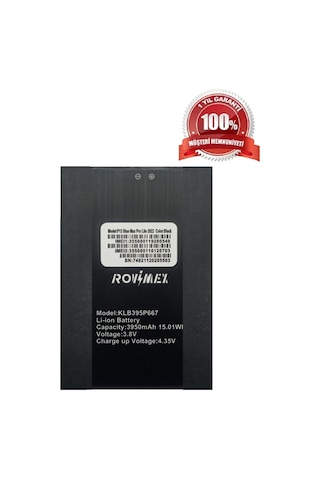 P13 Blue Max Lite 2022 Batarya Model Klb395p667 3950mah P13 Blue Max Lite 2022 Batarya Model Klb395p667 3950mah