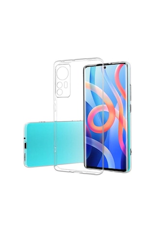Fitcase Xiaomi Mi 12 Kilif Kamera Korumali Silikon Seffaf Arka Ka 556432576