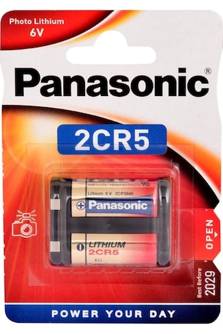 Panasonic 2CP3845 2CR5 6 V Lityum Pil