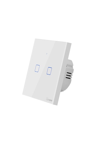Sonoff T0-EU-2C Akıllı Dokunmatik Duvar Anahtarı 2 Kanallı