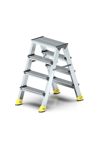 - Sky Gold Çift Taraflı Alüminyum Merdiven 4+4
