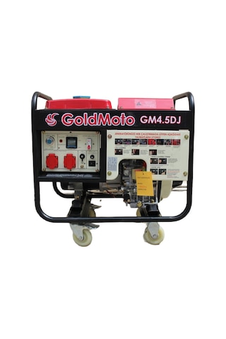 Goldmoto Gm4.5dj 4.5kva Monofaze Marşlı Dizel Jeneratör