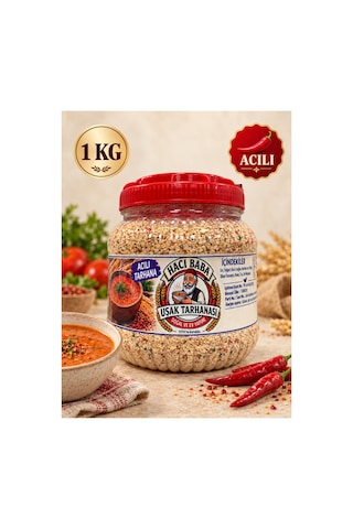 Uşak Hacı Baba Köy Tarhanası El Yapımı Acı 1 Kg Uşak Hacı Baba Köy Tarhanası El Yapımı Acı 1 Kg
