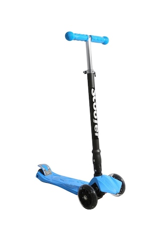 Xslide Işıklı Tekerlekli Scooter-MAVİ