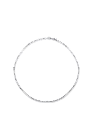 Reis Kuyumculuk T9894 Su Yolu Choker Beyaz Altın Kolye